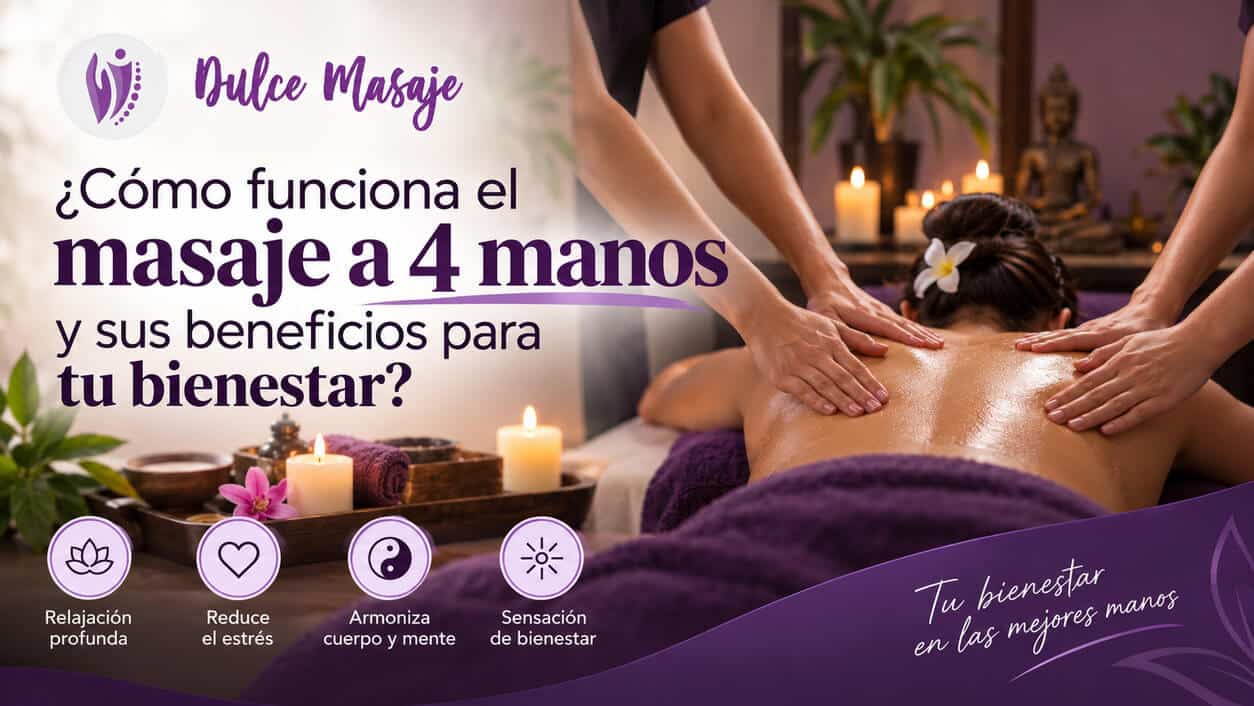 ¿Cómo funciona el masaje a 4 manos y sus beneficios para tu bienestar?